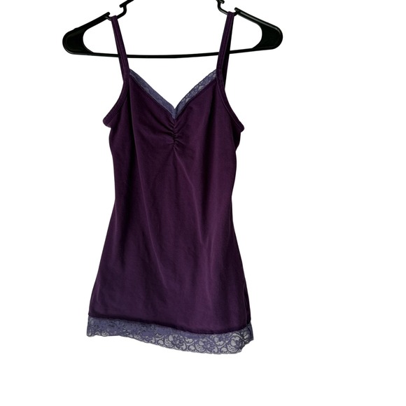 BKE Tops - BKE Tank Top Y2k Medium Purple Lace Trim‎ Cami Camisole Vampire Elena Gilbert